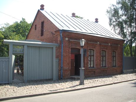 Witebsk/Vitebsk/Wizebsk: Wohnhaus der Familie Chagall - Vorderseite