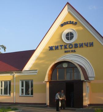 Zhytkavichy: Bahnhof