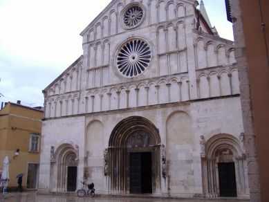 Romanische Kathedrale von Zadar, Kroatien