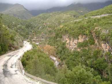 Küstenstraße bei Dhermi und Himara, Süd-Albanien