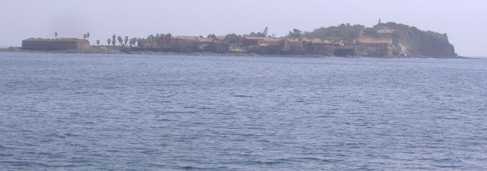 Dakar - Blick auf Sklaven-Insel Gorée