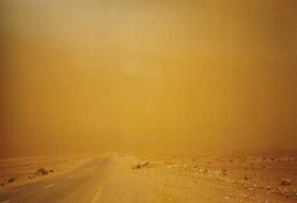 Sandsturm, Sahara, Algerien