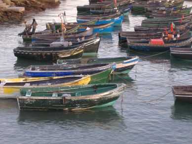 Tarfaya am Cap Juby, Marokko: Neuer Fischereihafen