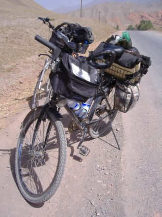 Räder im Gulcha-Tal, Kirgistan