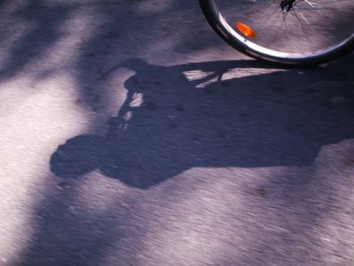 Martins Fahrrad-Schatten