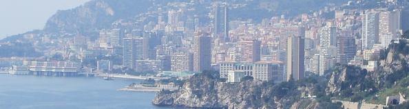 Blick auf Hochhaus-Meer von Monaco