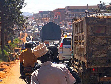 Stau in Kampala