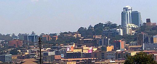Skyline von Kampala