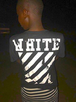 Black & White T-Shirt in Iganga, Uganda