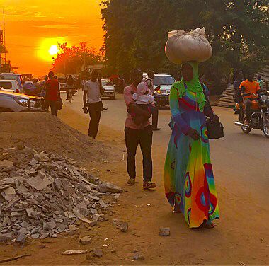 Sunset in Iganga, Uganda