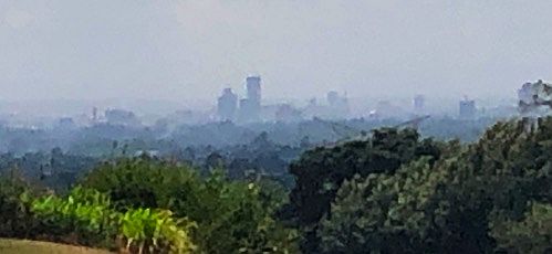 Skyline von Nairobi von Nordwest