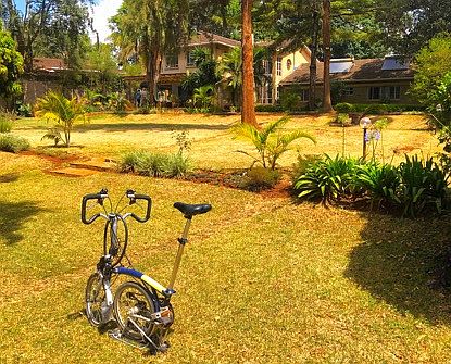 Garden of Raiyani-House in Nairobi