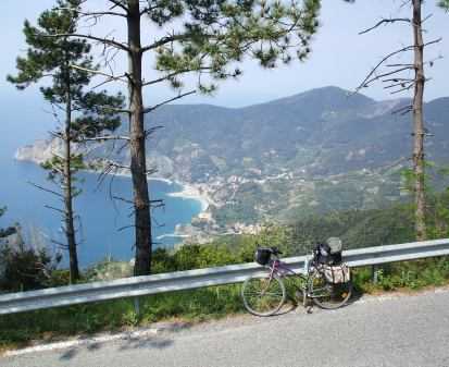 Fahrrad vor Monterosso, Cinque Terre
