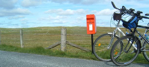 Briefkasten auf den Shetland-Inseln