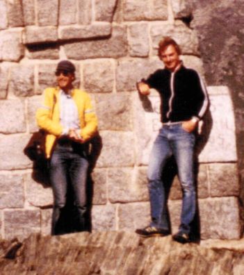 Georg Menke und Christoph Gocke auf dem Simplon-Pass, 2005 m