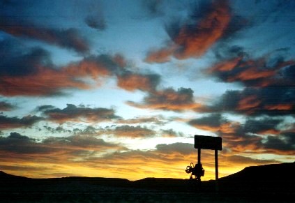 Sonnenaufgang in der Sahara