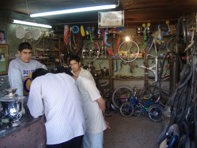 Fahrrad-Reparateur Ebrahim Vatankhah