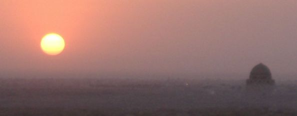 Sonnenuntergang in Merw