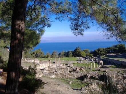 Blick auf Kamiros, Rhodos