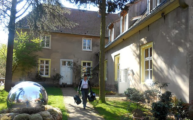 Heek-Nienborg: Leaving Haus Keppelborg, Münsterland