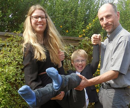 Sabrina, Felix, Christoph: Erstkommunion