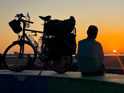 Arica: Sonnenuntergang im Pazifik