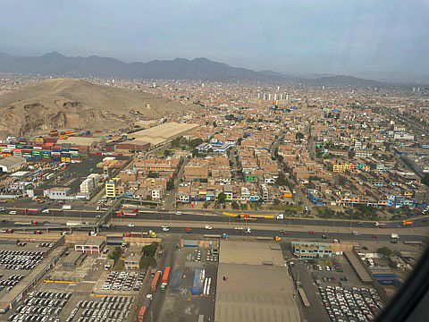 Anflug auf Lima