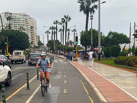 Radweg in Lima-Miraflores