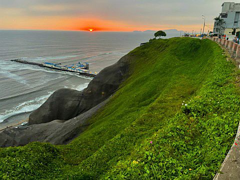 Sonnenuntergang in Lima-Miraflores