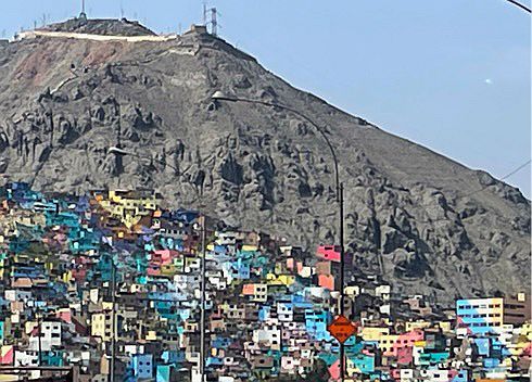 Blick auf Villa de Fátima