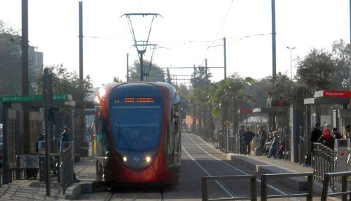 Straßenbahn in Casablanca - ein Jahr alt