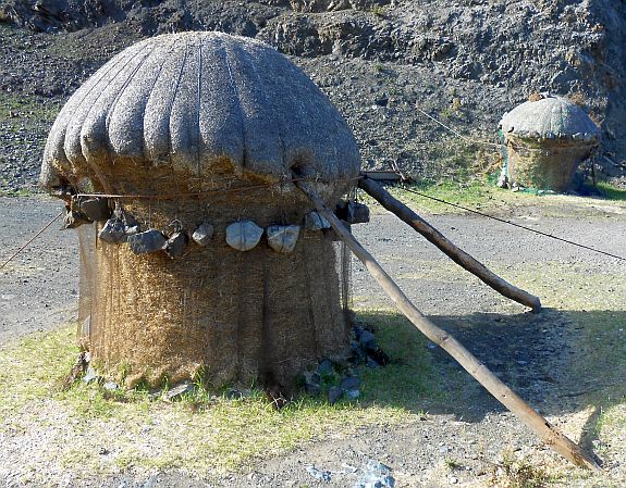 Marokkanische Stroh-Ballen-Trockung