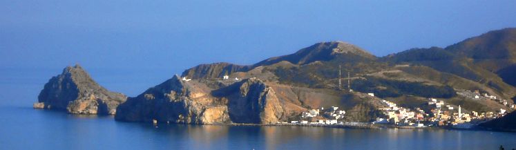 Blick auf Jebha und Umgebung von Westen, Marokko