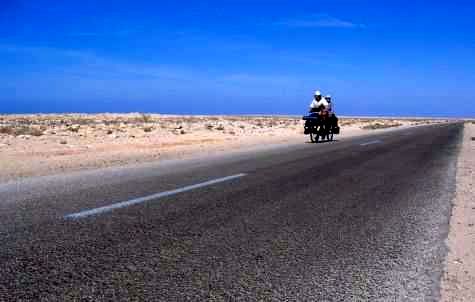 Natalia Domingo und Javier Gómez auf dem Tandem