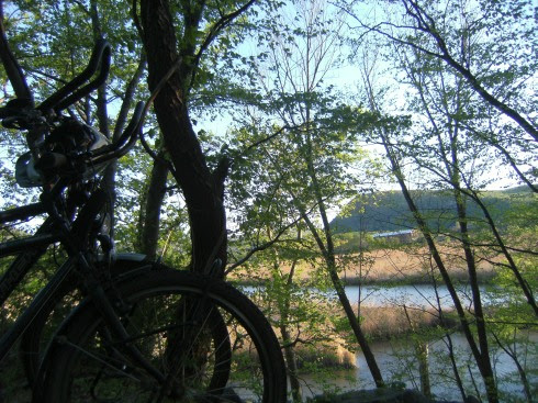 Räder am Morgen in Bear Mountain, New York State, USA