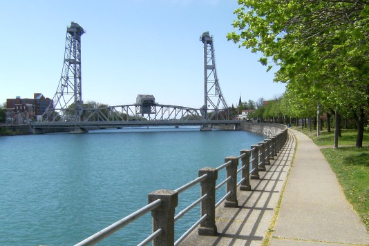 Welland-Kanal bei Welland, Ontario, Kanada
