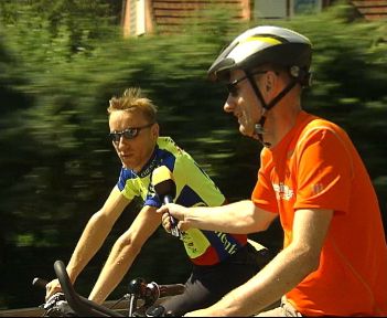 Elbe-Radweg: Rollendes Interview mit Thomas Klostermann