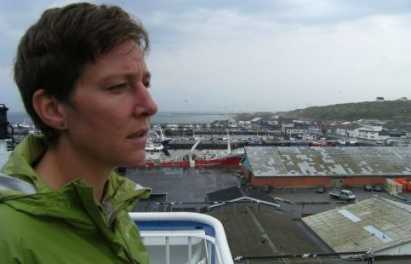 Miri vor dem Ablegen der Norröna in Hanstholm Havn