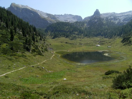 Funtensee, 1600 m, unterhalb des Kärlingerhaus