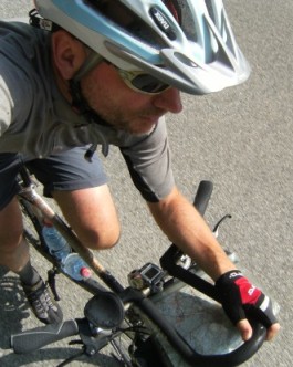 Chris on the Bike
