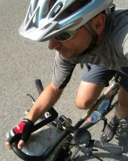 Chris on the Bike