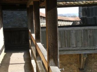 Auf der Stadtmauer von Rothenburg ob der Tauber