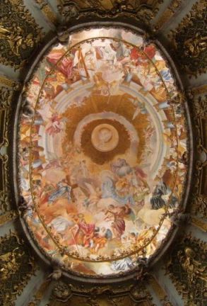 Deckengemälde von Asam in der Klosterkirche von Weltenburg