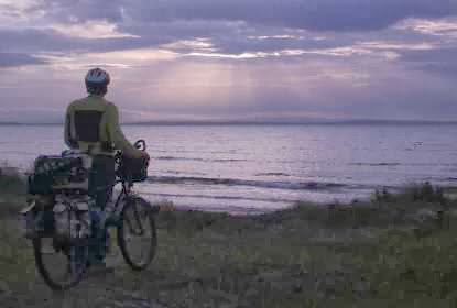 Miri vor abendlichen Sonnenstrahlen bei Enniscrone