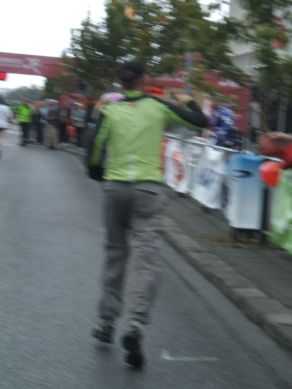 Schnell als die Belichtungszeit: Christoph Gocke beim Reykjavík-Marathon 2009 in Island