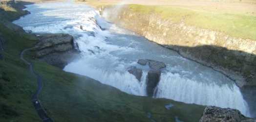 Wasserfall aller Wasserfälle in Island: Gullfoss
