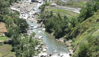 Brücke über das Indus-Tal, Pakistan