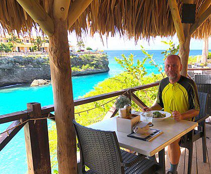 Mittagessen am Playa Lagun, Curacao