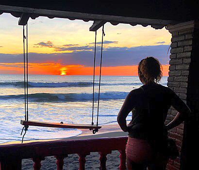 The Free Spirit Hostel am Pazifik in El Tránsito, Nicaragua