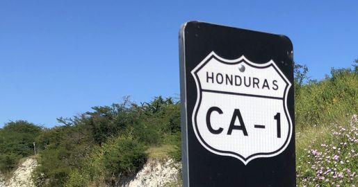 Panamericana Schild CA-1 in Honduras